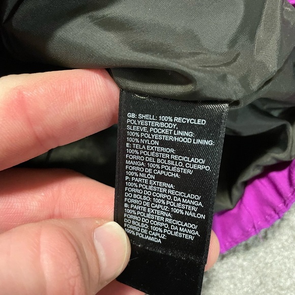 The Northface Jacket Womens XL Hyvent Lightweight Pink Magenta Breathable - Picture 7 of 16